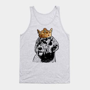 Portuguese Water Dog King Queen Wearing Crown Tank Top